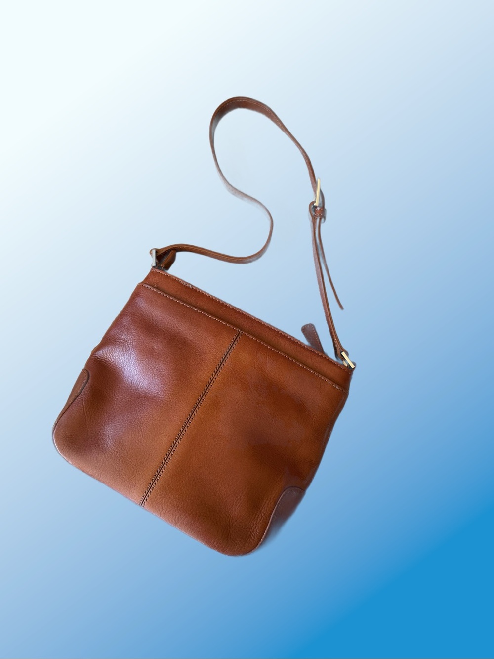 VTG Etienne Aigner Brown Genuine Leather Purse Handbag Shoulder Bag Medium Size - Picture 2 of 13